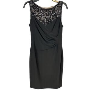 Lauren Ralph Lauren Classic Sheer sequin Lace cocktail Dress Size 8 NWT